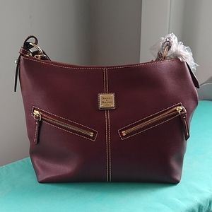 Dooney & Bourke Mary: saffiano leather hobo